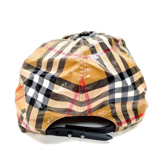 Authentic Burberry Check Cap Vintage Unisex Used Condition - Picture 3 of 9